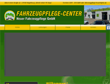 Tablet Screenshot of fahrzeugpflege.net